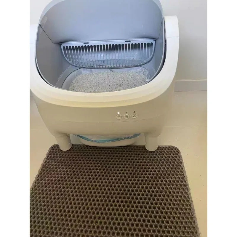 New Open Smart Cat Litter Box, Electric Cat Toilet, Oversized Automatic Shit Shoveling Machine, Automatic Cat Litter Box