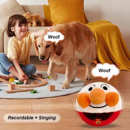 Pet Plush Doll Ball Talking Interactive Toy Accessories Bounce Pet Recreation Dog Electronic Pet Toy Dog Leisure Supplies