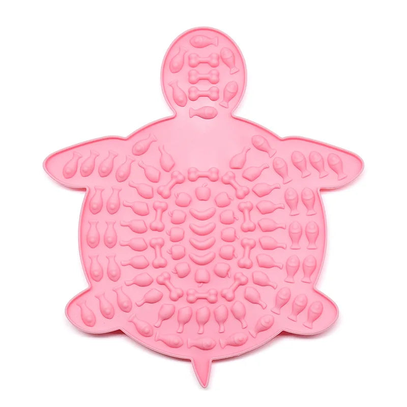 Suitable for Pets Weighing Less than 3 Kilograms Mat Cats Slow Food Bowls Suction Cup Feeding Food Silicone Lick，Product Small