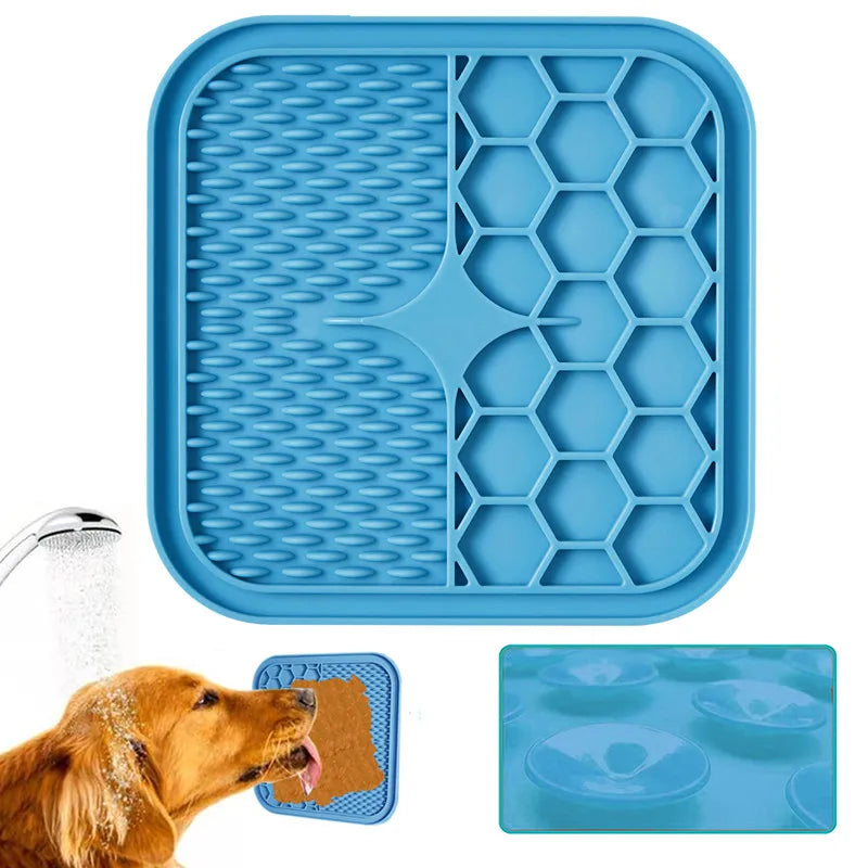Suitable for Pets Weighing Less than 3 Kilograms Mat Cats Slow Food Bowls Suction Cup Feeding Food Silicone Lick，Product Small