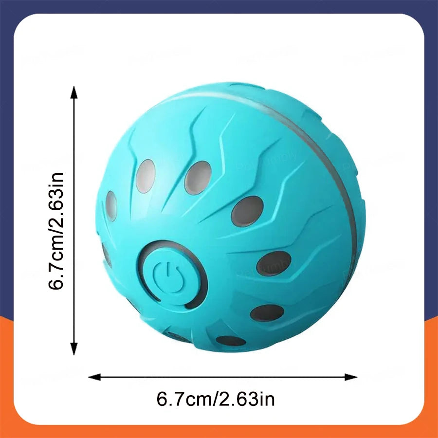 Smart Dog Toys Ball Electronic Interactive Cat Toy Pet Jump and Rolling Ball USB Automatic Moving Bouncing for Large Medium Dogs