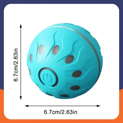Smart Dog Toys Ball Electronic Interactive Cat Toy Pet Jump and Rolling Ball USB Automatic Moving Bouncing for Large Medium Dogs
