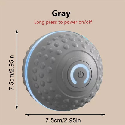 Smart Dog Toys Ball Electronic Interactive Cat Toy Pet Jump and Rolling Ball USB Automatic Moving Bouncing for Large Medium Dogs