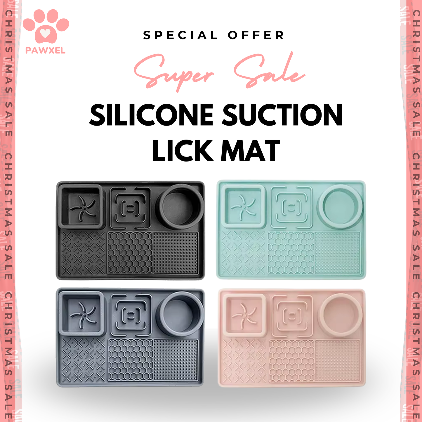 Silicone Suction Lick Mat