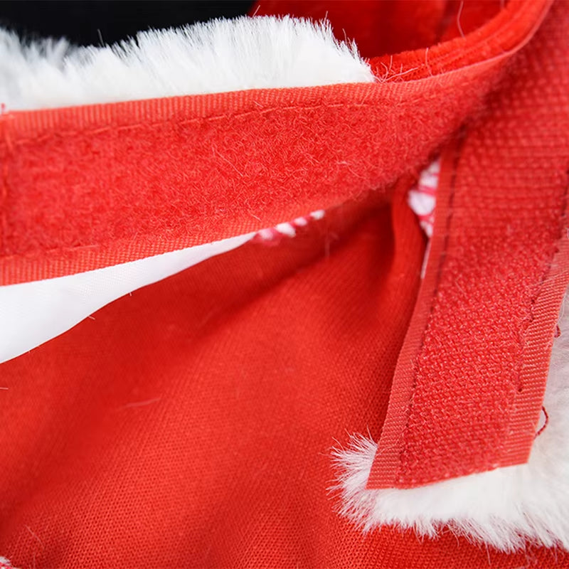 Santa Christmas Costume Clothes for Pet Small Dogs Winter Dog Hooded Coat Jackets Puppy Cat Clothing Chihuahua Yorkie Outfit